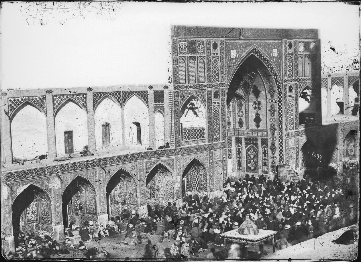 Sipahsalar-moskén, byggd 1866, c.1880–1930 av Antoin Sevruguin