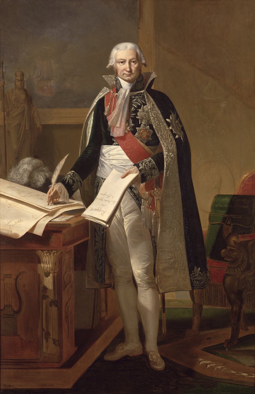 Jean-Baptiste de Nompere de Champagny (1756-1834) hertig av Cadore, efter en målning av Theodore Rousseau (1812-67) beställd 1853 av Antoine Ansiaux