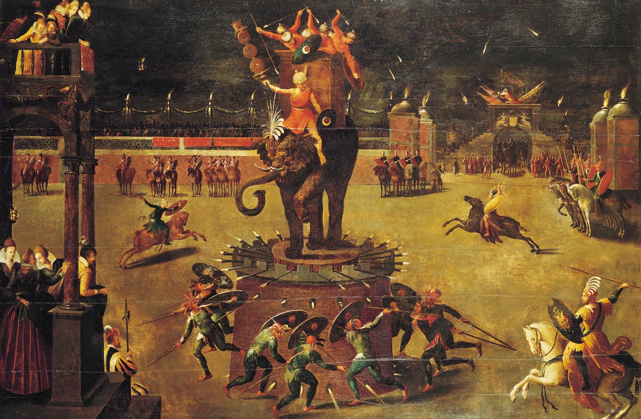 Elefantkarusellen av Antoine Caron