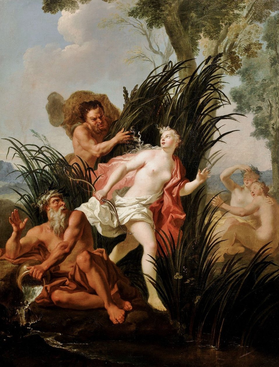  Alpheus chasing Arethusan av Charles Antoine Coypel
