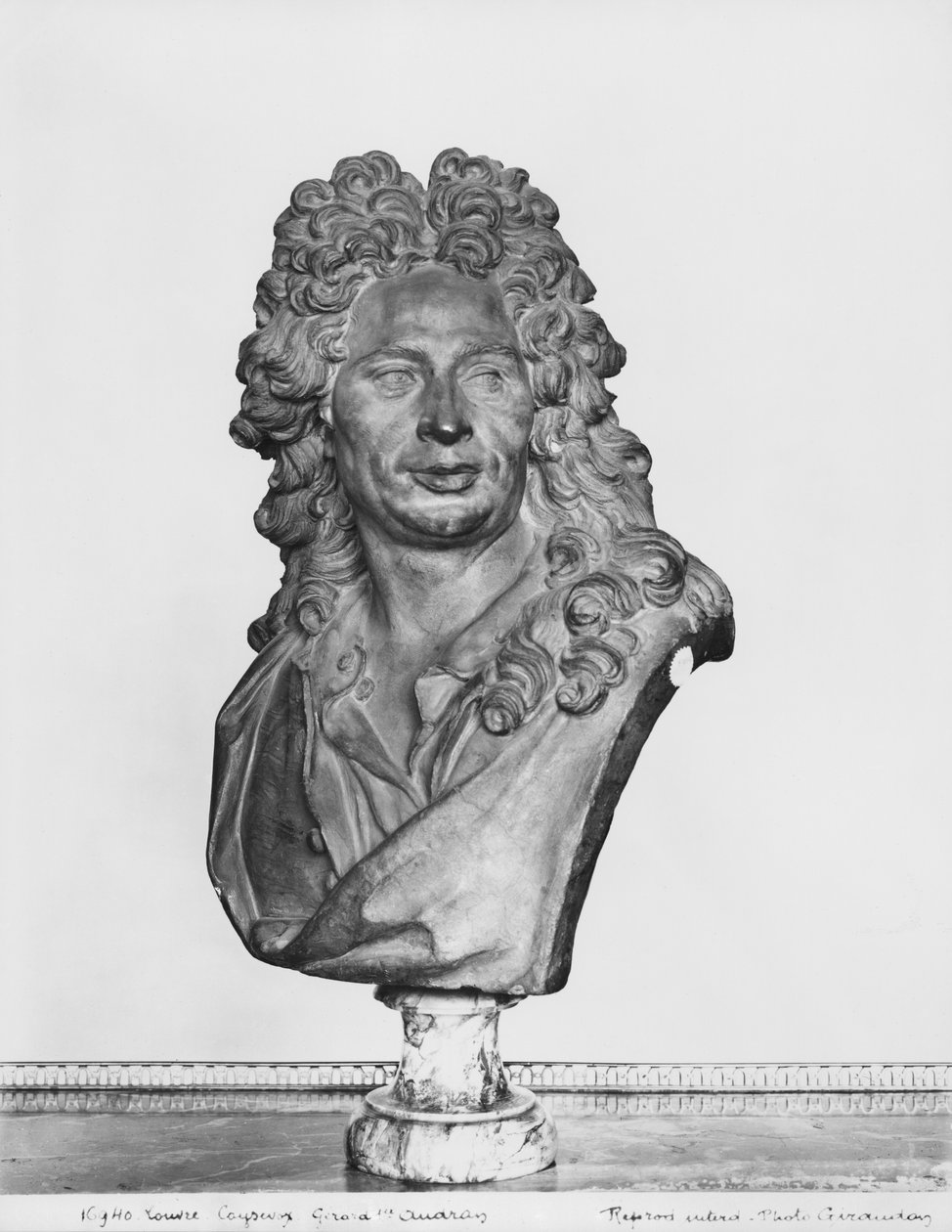 Byst av Gerard Audran (marmor) av Antoine Coysevox
