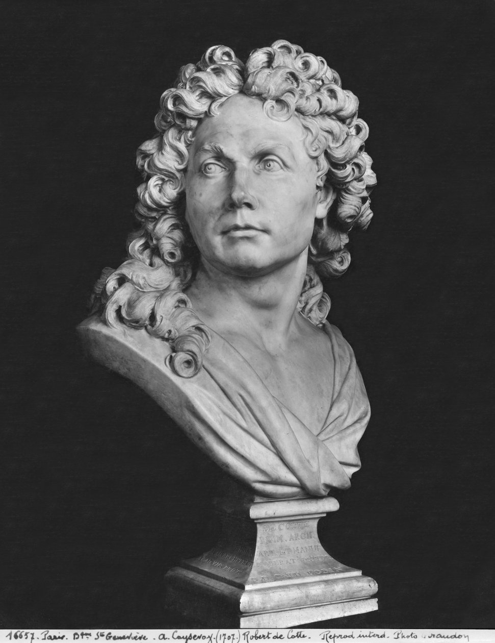 Robert de Cottes byst, 1707 (se även 346010, 346011) (marmor) av Antoine Coysevox