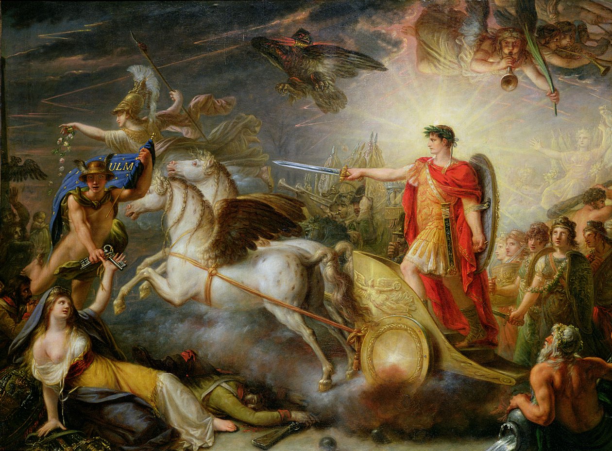 Allegori om överlämnandet av Ulm, 20 oktober 1805 av Antoine François Callet