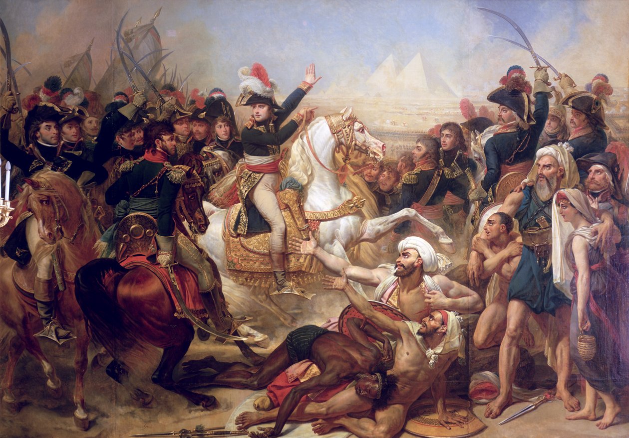 Slaget vid pyramiderna, 21 juli 1798 av Antoine Jean Gros