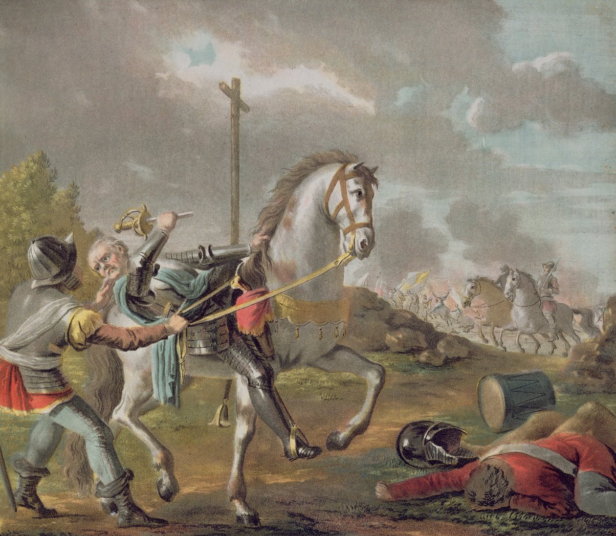 Slaget vid St. Denis 1567, 1788 av Antoine Louis Francois Sergent Marceau