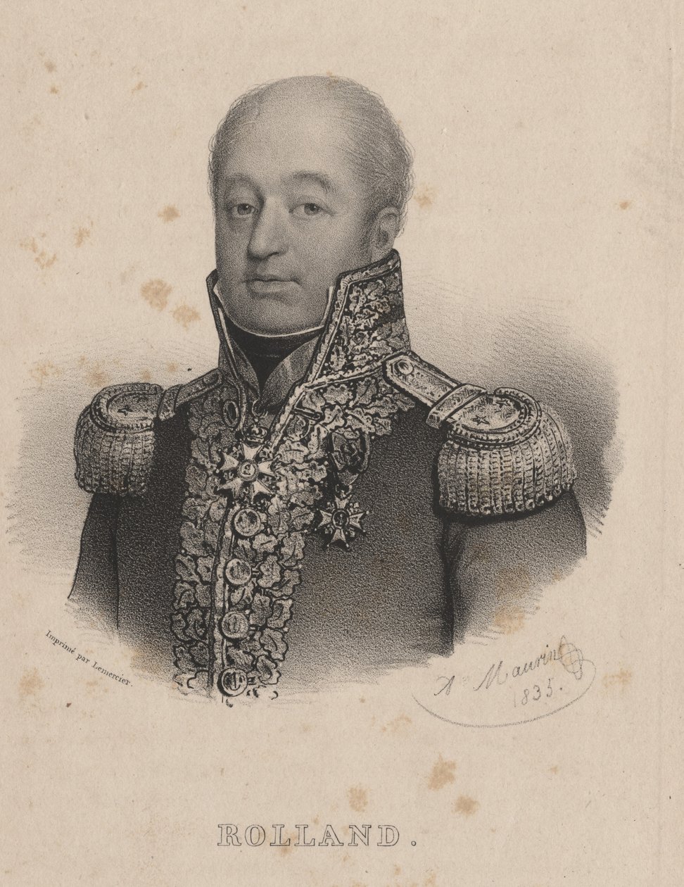 Rolland, lito av Lemercier, 1835 av Antoine Maurin