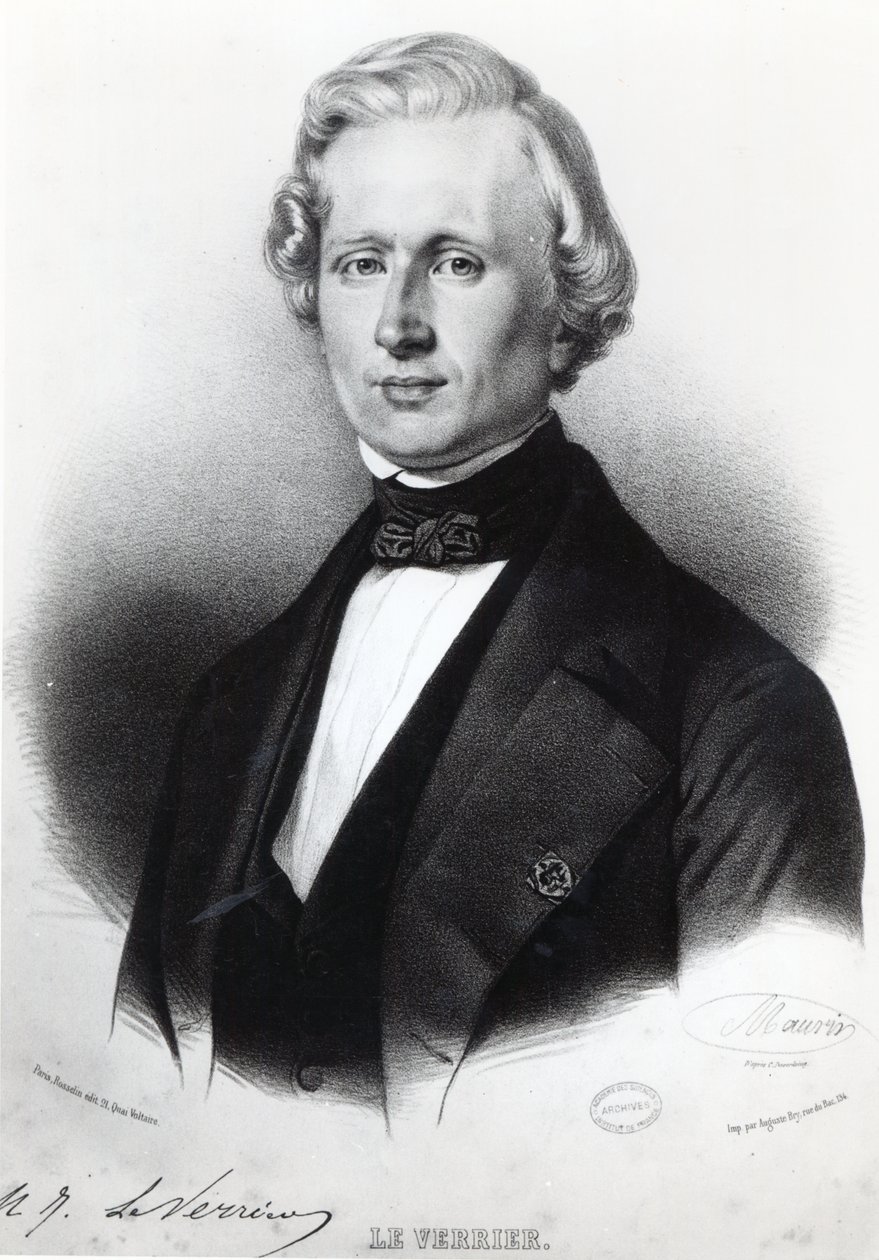 Urbain Le Verrier (1811-77) av Antoine Maurin
