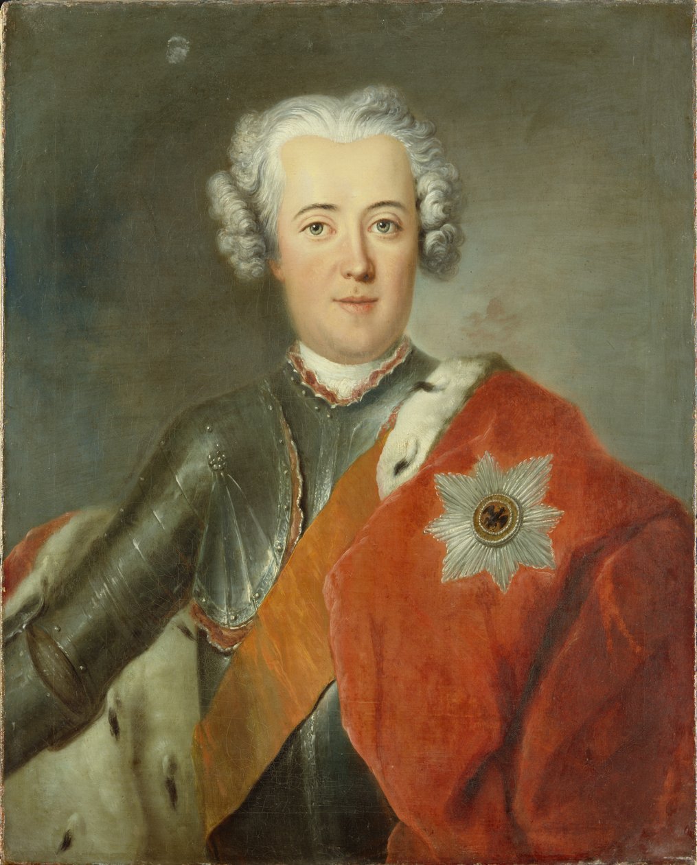 Kronprins Fredrik II, ca 1740 av Antoine Pesne