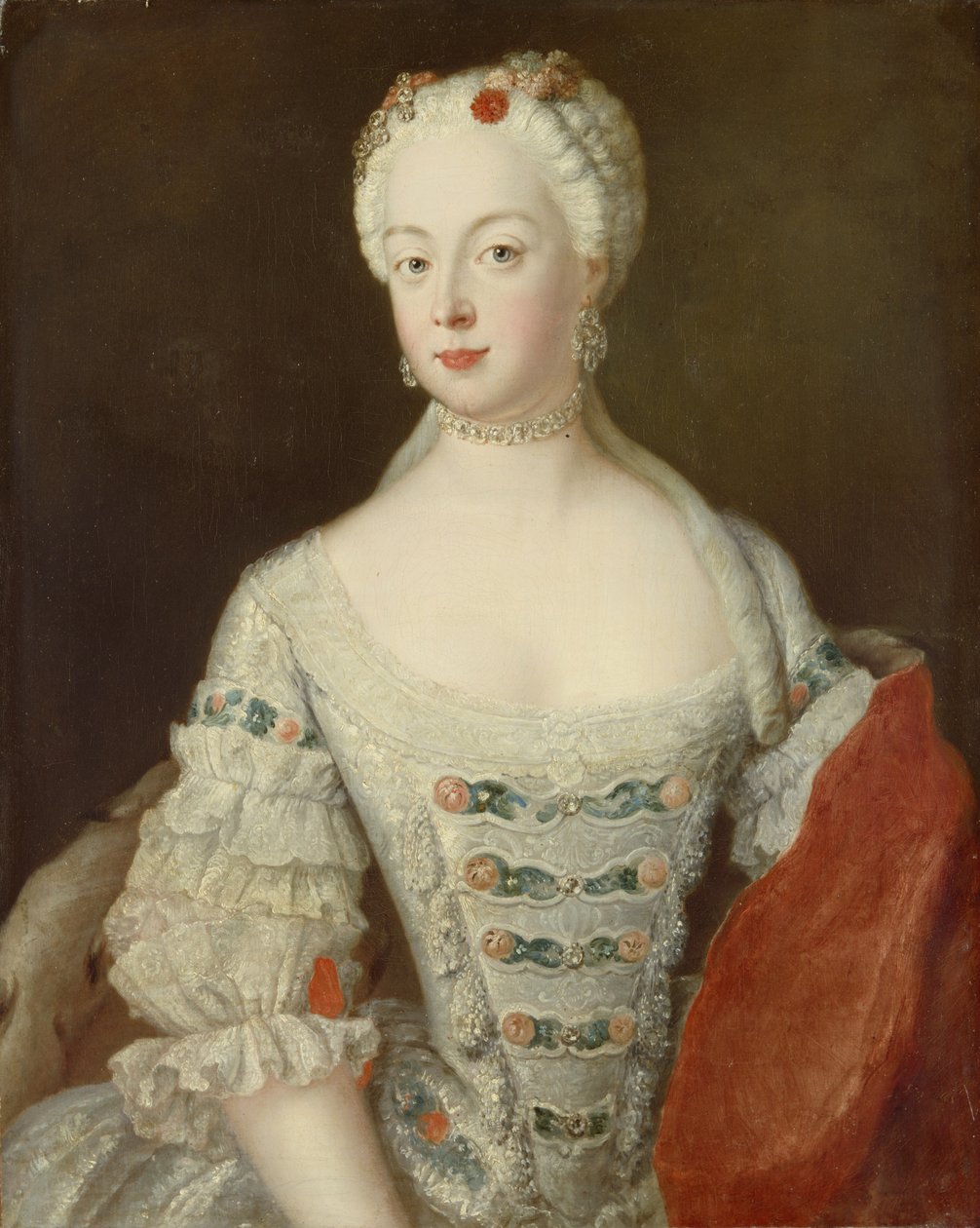 Kronprinsessan Elisabeth Christine av Preussen, ca 1735 av Antoine Pesne