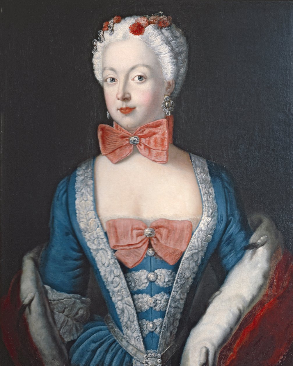 Kronprinsessan Elisabeth Christine av Preussen, ca 1735 av Antoine Pesne