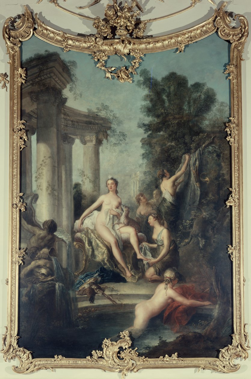 Diana och hennes nymfer badar, 1747 av Antoine Pesne