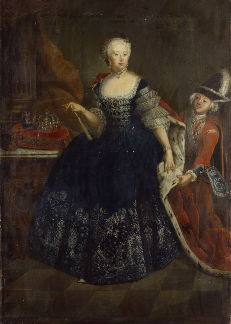 Elisabeth Christine av Braunschweig blir drottning av Antoine Pesne