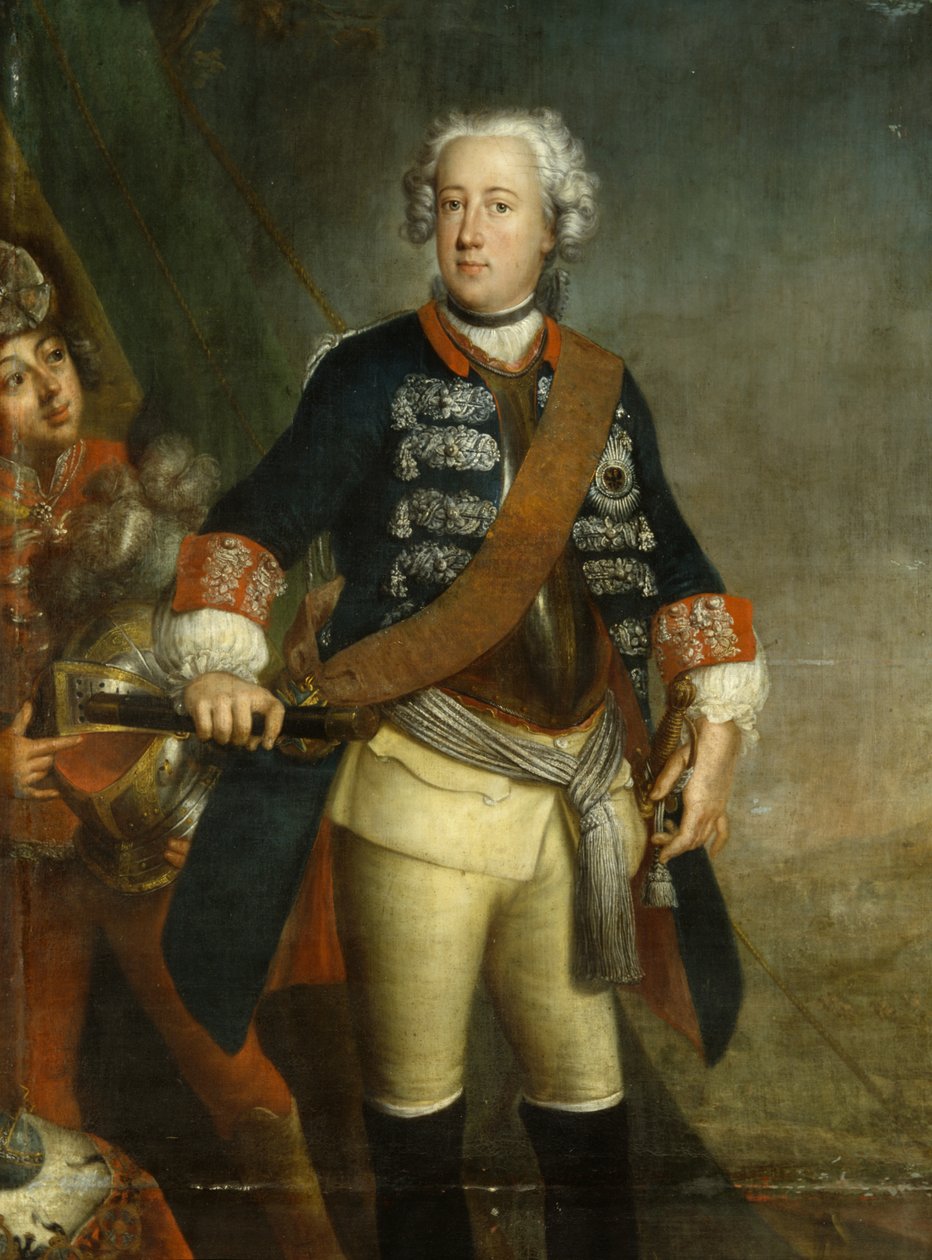 Fredrik II som kung av Antoine Pesne