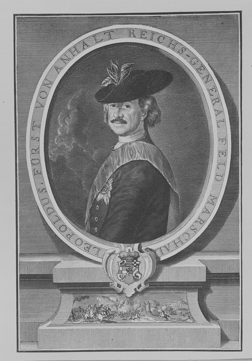 Leopold I, Prins av Anhalt-Dessau av Antoine Pesne