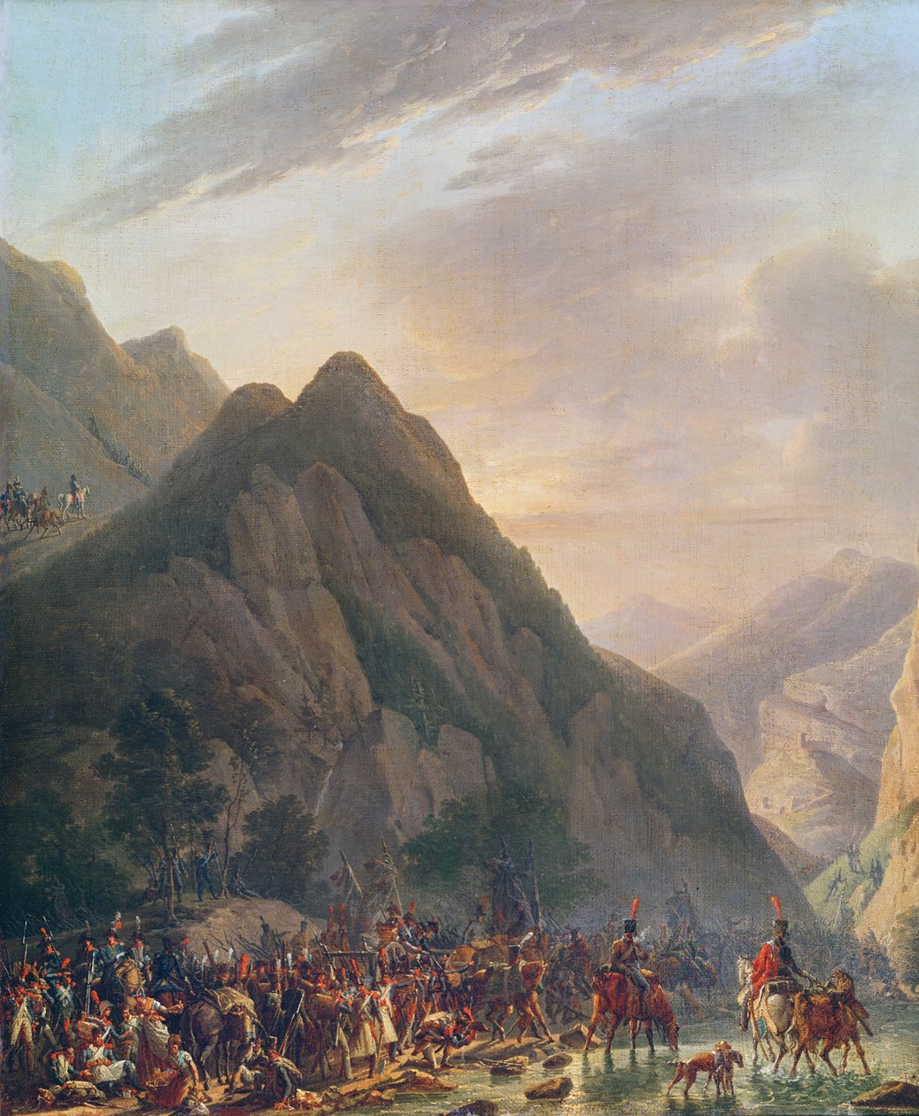 Passage av berget Albaredo av Antoine Pierre Mongin
