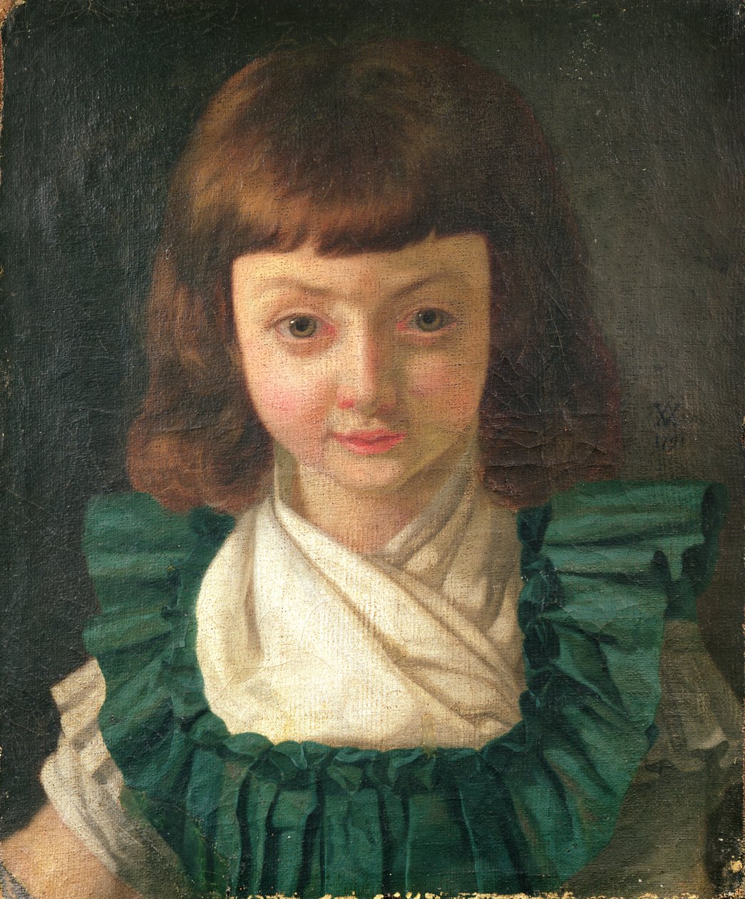 Porträtt av Ludvig XVII (1785-95) som barn, 1791 av Antoine Vestier