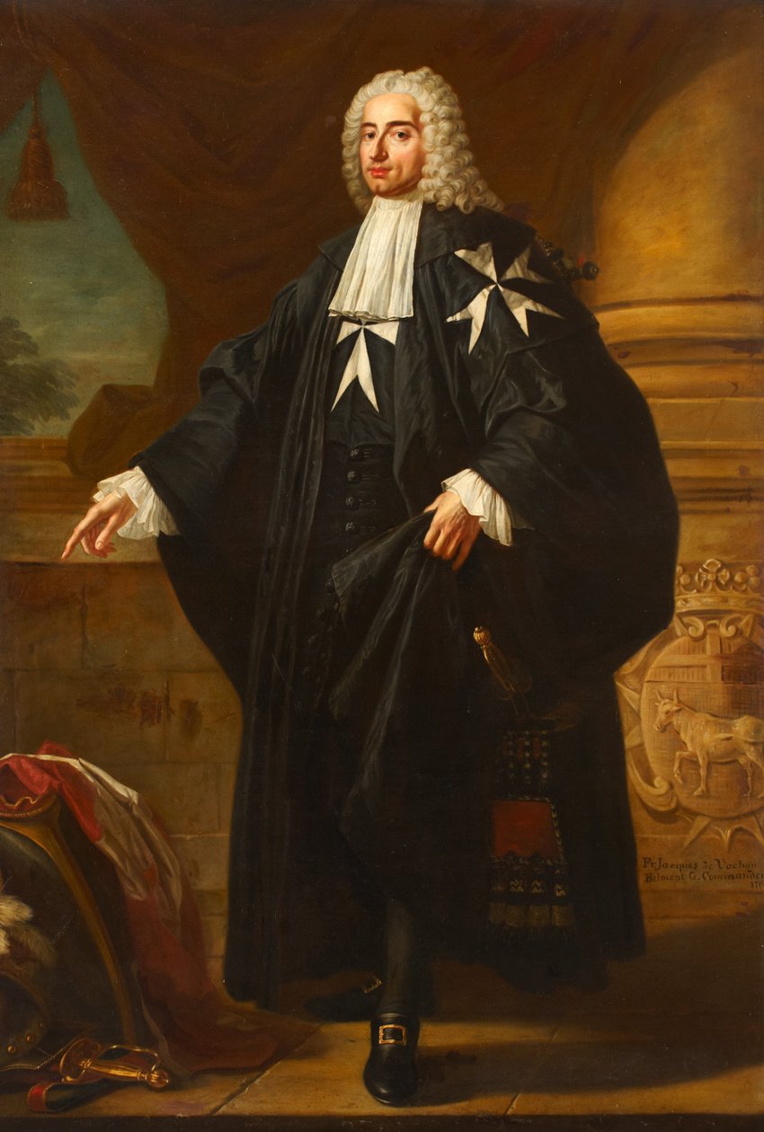 Jacques de Vachon Belmont, ca 1760 av Antoine de Favray