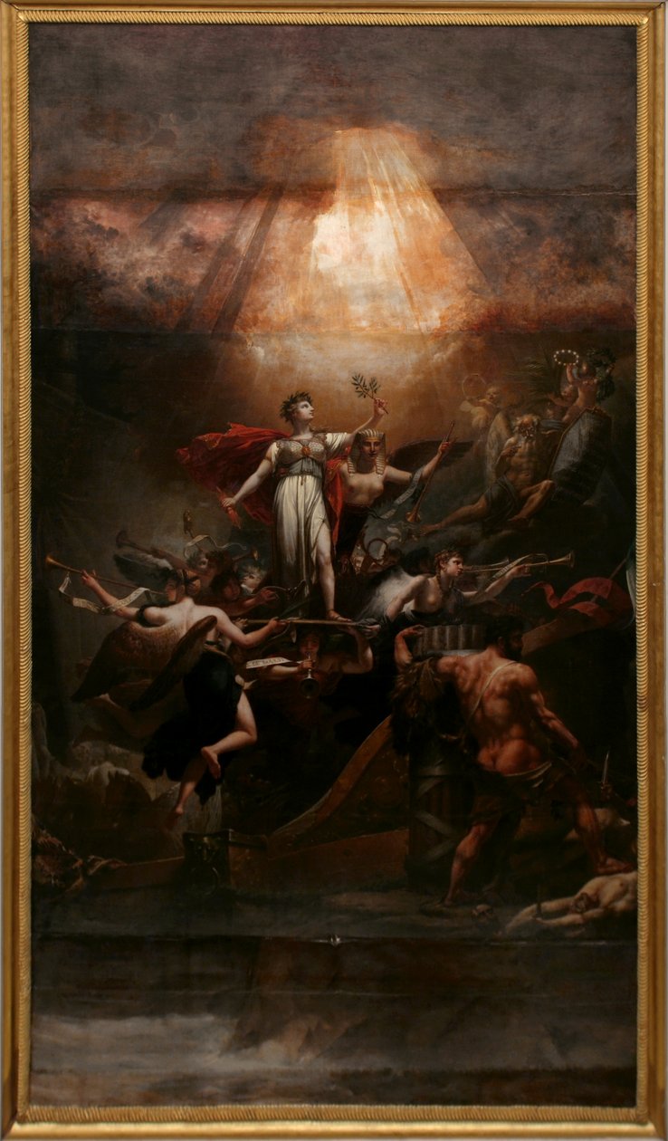 Allégorie du dix-huit brumaire ou La France sauvée av Antoine François Callet