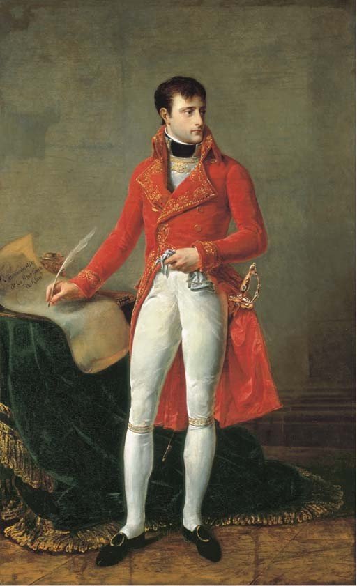 Portrait of Napoleon Bonaparte, full-length, as First Consul av Antoine Jean Gros