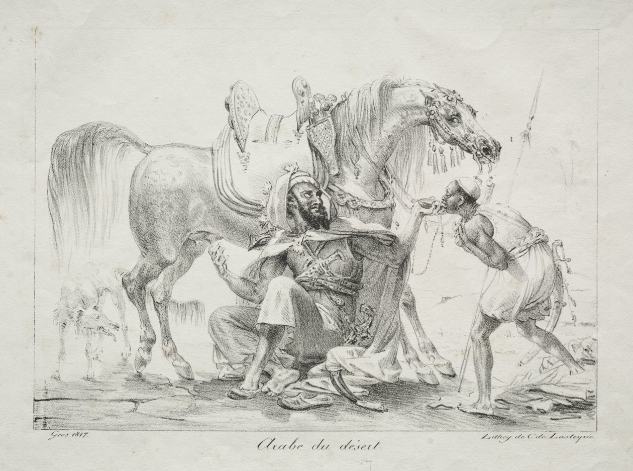 Arab av öknen av Antoine-Jean Gros