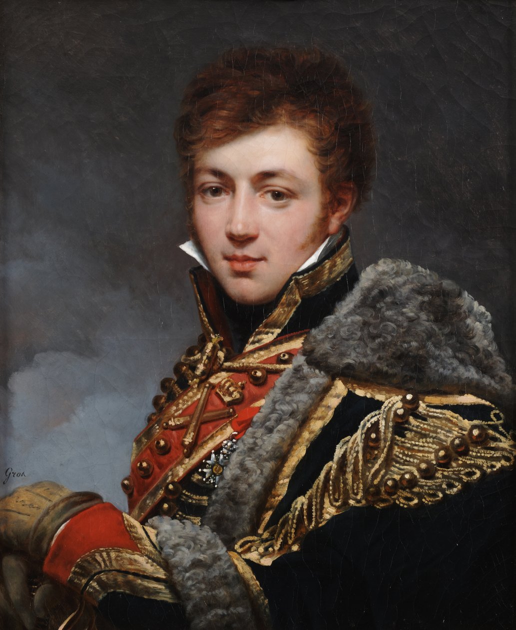 Porträtt av greve Honoré de La Riboisière av Antoine-Jean Gros