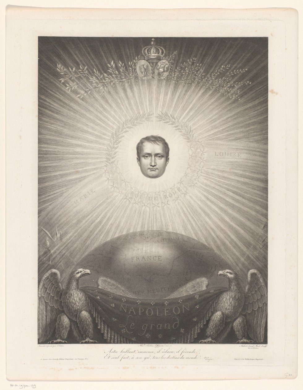 Glorifiering av Napoleon Bonaparte av Antoine Aubert