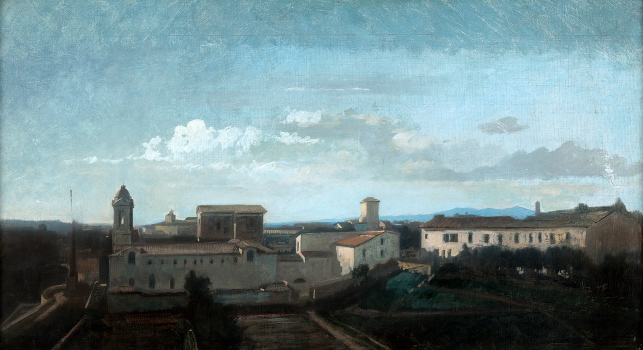 Kyrkan La Trinite des Monts, Rom, 1800-talet av Antoine Auguste Ernest Hebert