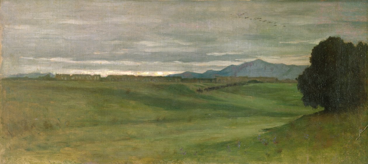 Romerskt landskap av Antoine Auguste Ernest Herbert or Hebert