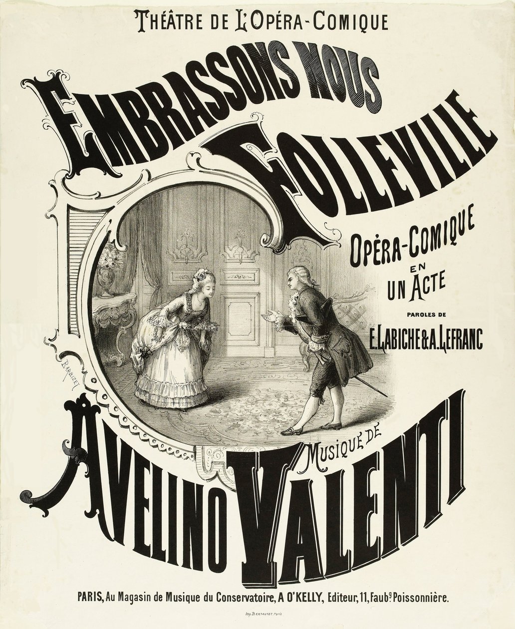 Låt oss kyssas, Folleville av Antoine Barbizet