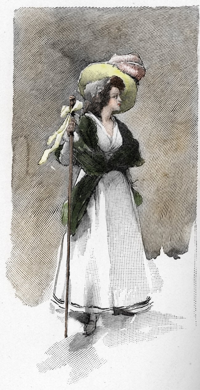 Porträtt av den italienska sångerskan Giuseppina Grassini (1773-1850) av Antoine Calbet