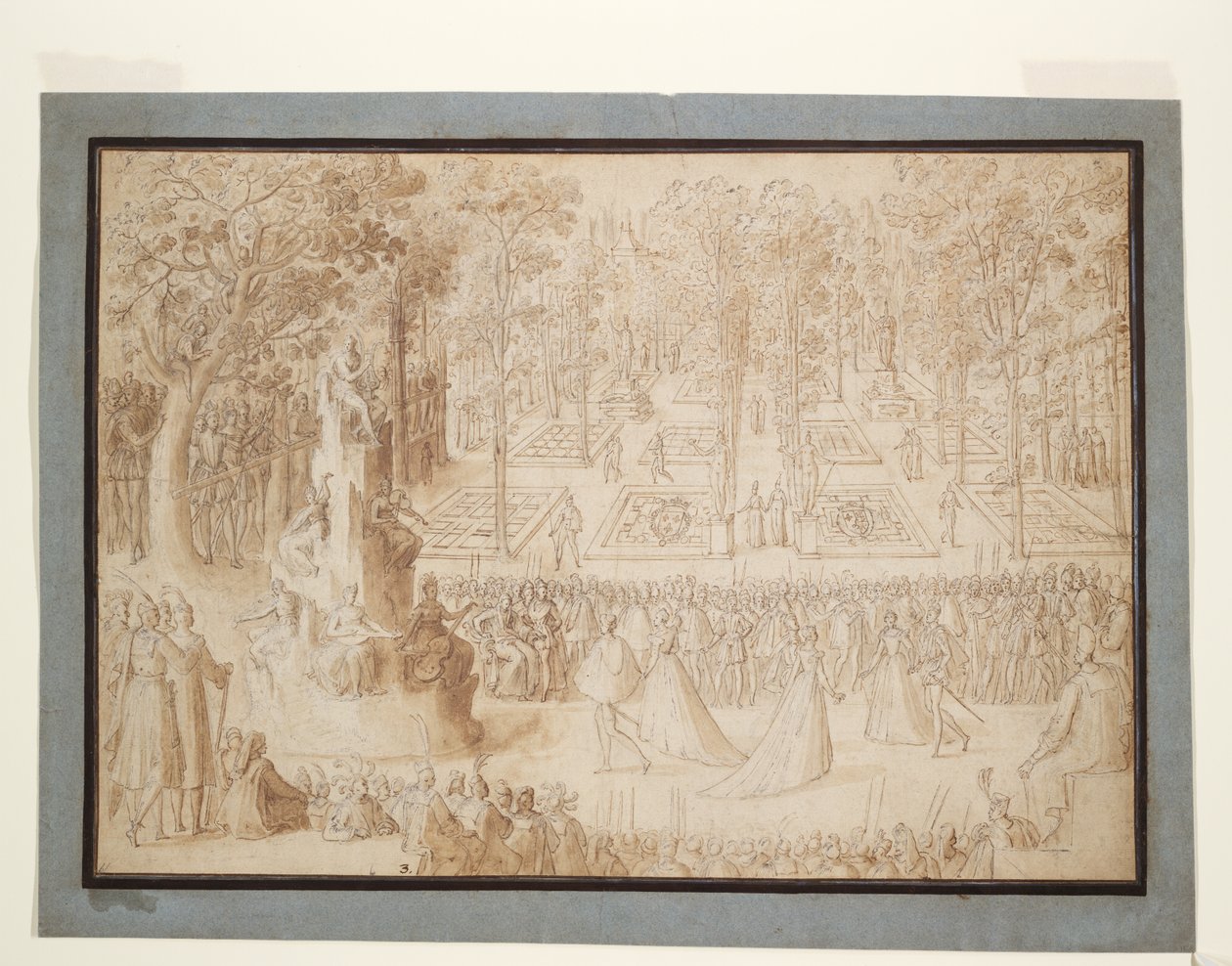 Catherine de Medici underhåller de polska ambassadörerna i Tuilerierna av Antoine Caron