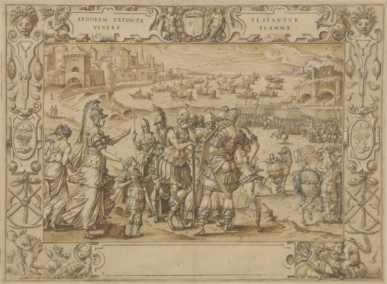 Drottning Artemisias historia, s. 47 av Antoine Caron