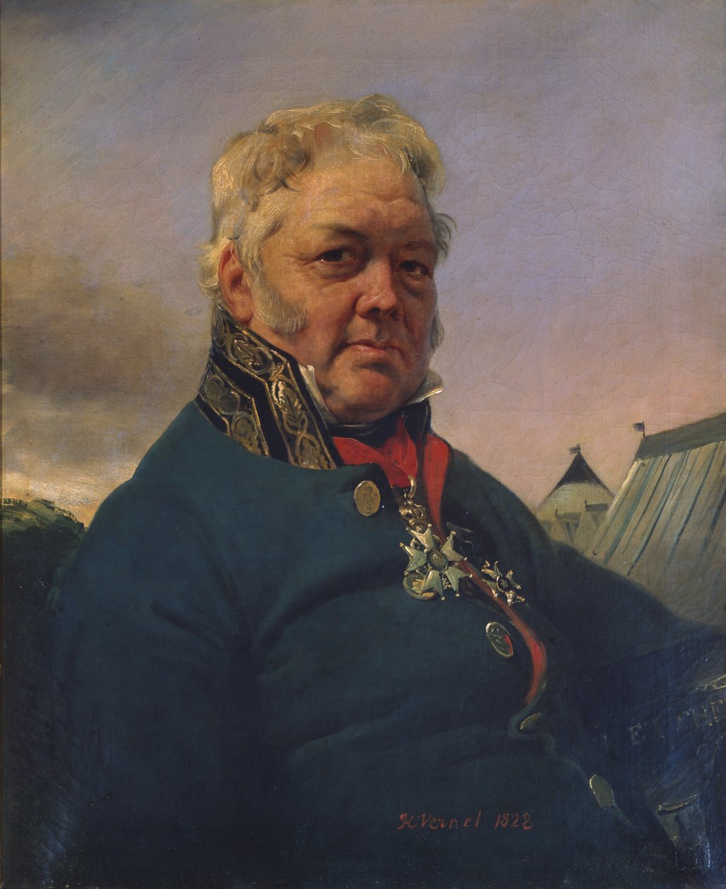 Baron Rene Nicolas Dufriche-Desgenettes (1762-1837) 1822 (olja på duk) av Antoine Charles Horace Vernet