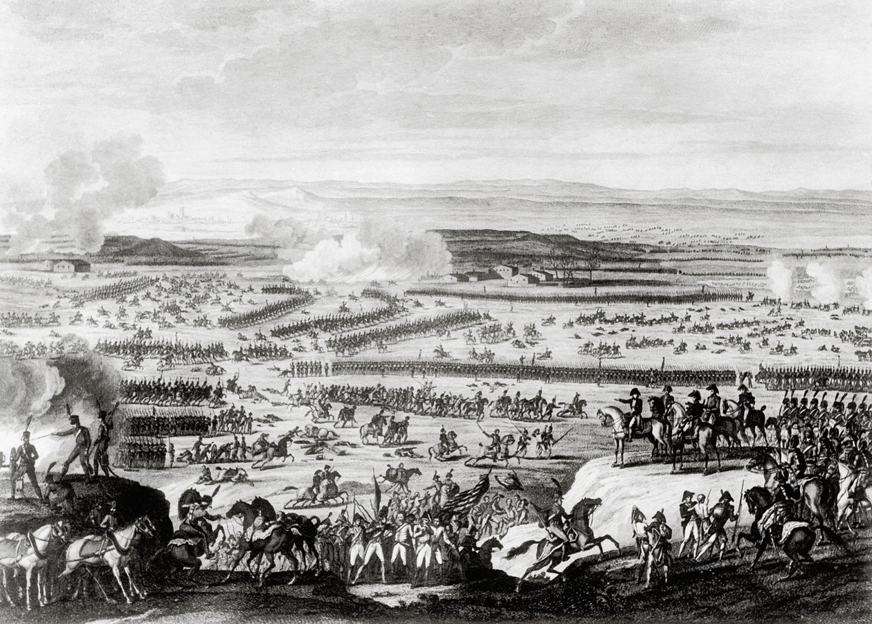 Slaget vid Austerlitz i Mähren av Antoine Charles Horace Vernet