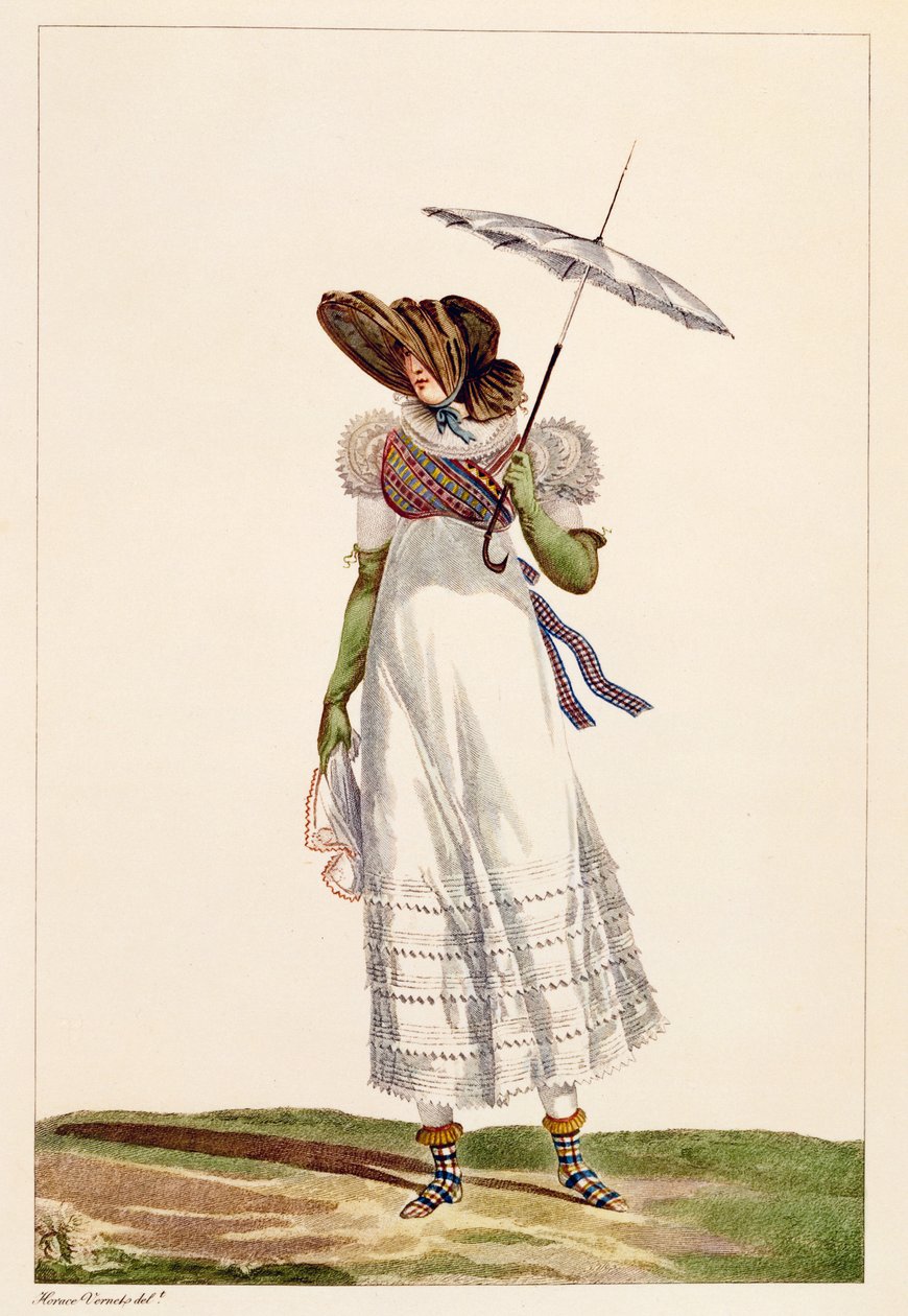 En sommarklänning för damer, 1779 av Antoine Charles Horace Vernet