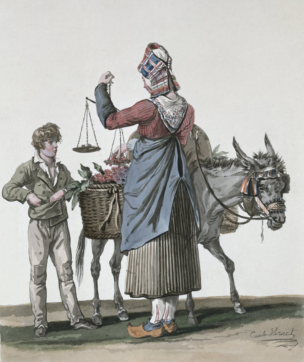 Körsbärssäljaren av Antoine Charles Horace Vernet