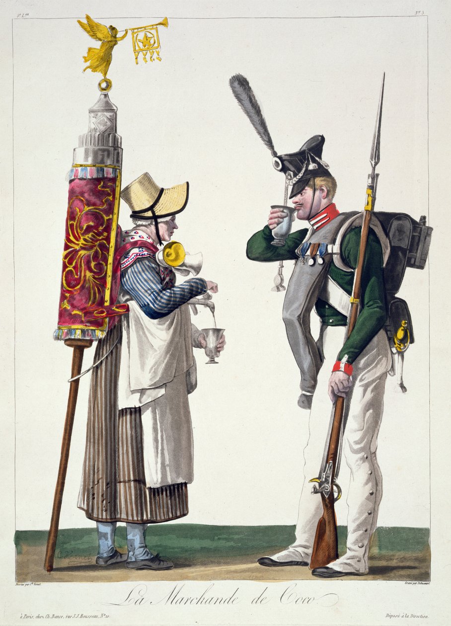 Kakaoförsäljaren av Antoine Charles Horace Vernet