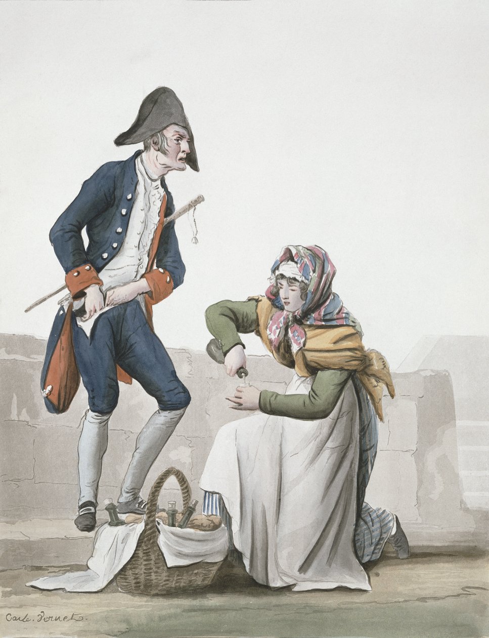 Brännvinsförsäljaren av Antoine Charles Horace Vernet