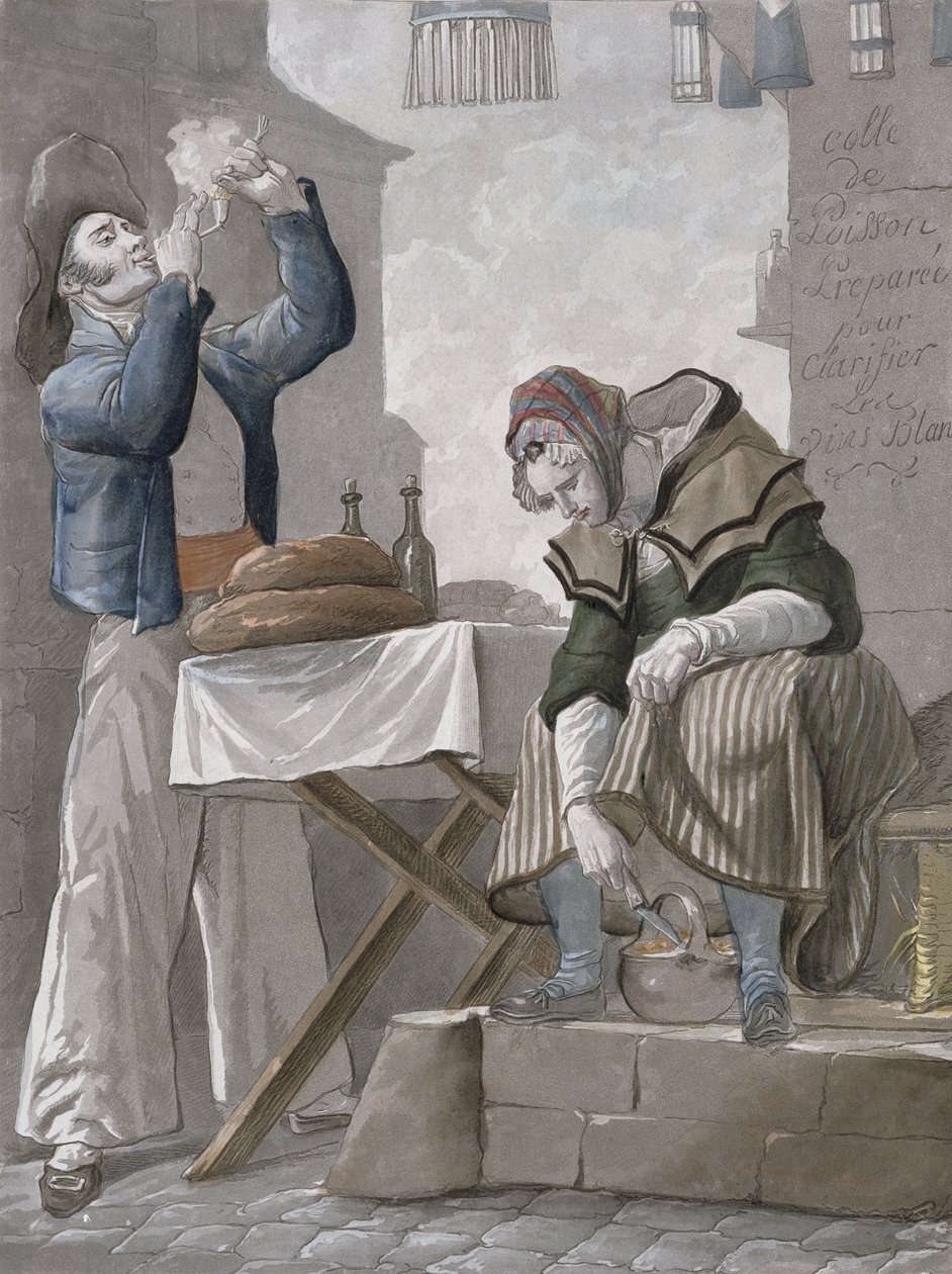 "Det finns ingen rök utan eld" av Antoine Charles Horace Vernet