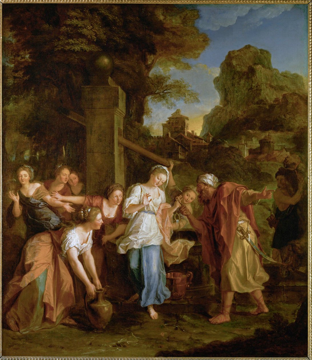 Eliezer och Rebecca... av Antoine Coypel