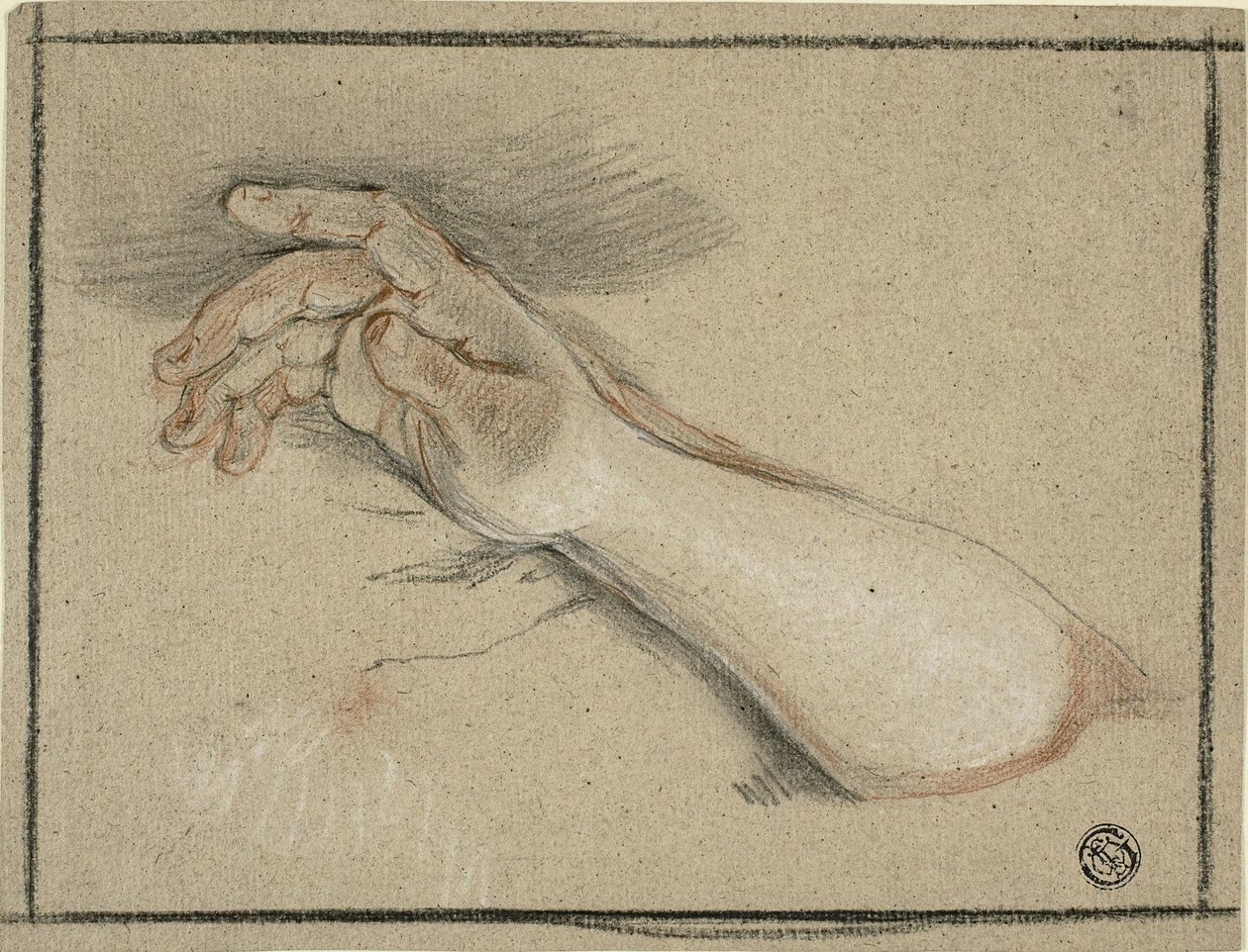 Hand och underarm av Antoine Coypel