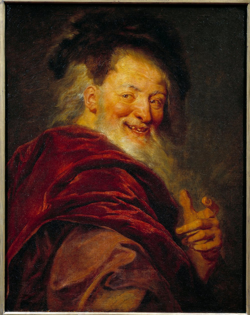 Porträtt av Demokrit (460 - 370 f.Kr.) grekisk filosof. Målning av Antoine Coypel (1661-1722) av Antoine Coypel