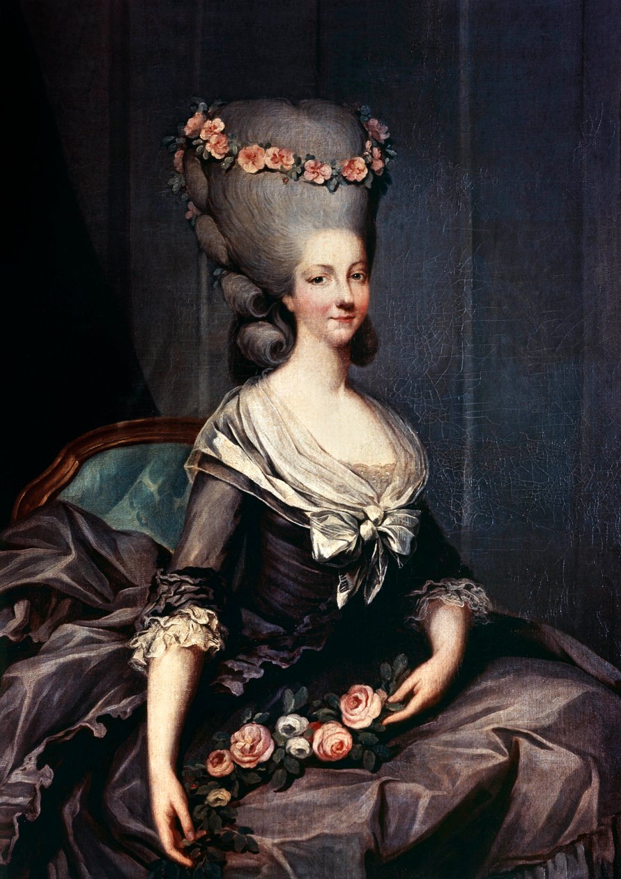 Marie-Therese av Savoy-Carrignan, prinsessan av Lamballe av Antoine Francois (after) Callet