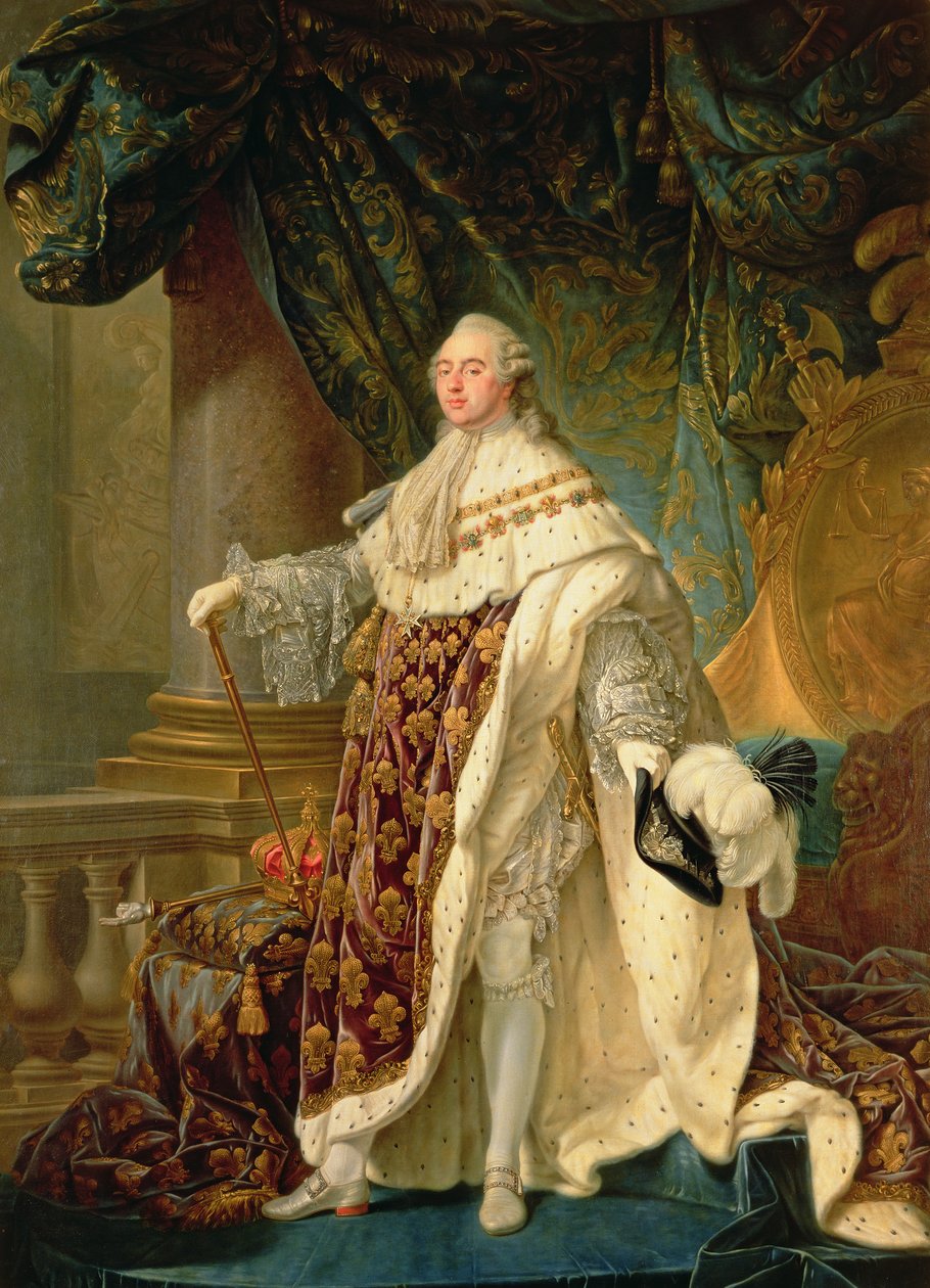 Ludvig XVI (1754-93) av Antoine François Callet