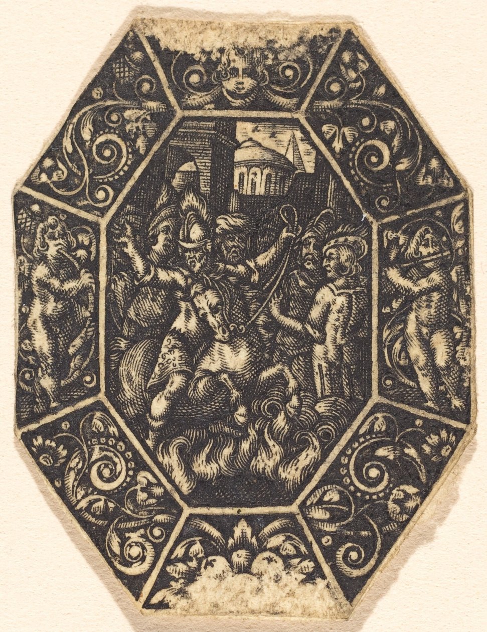 Man till häst av Antoine Jacquard
