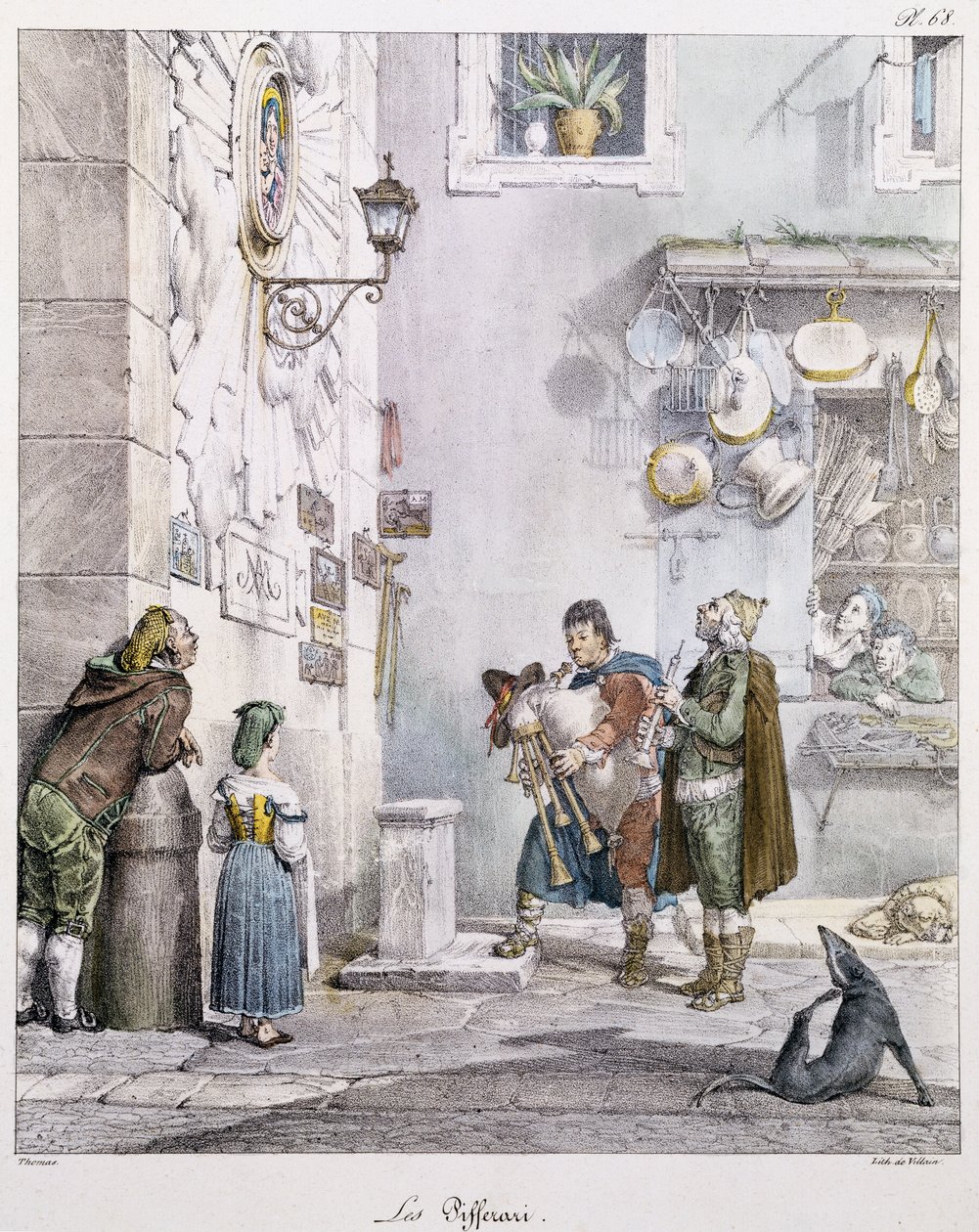 Pipers, av Antoine-Jean-Baptiste Thomas (1791-1833). 1800-talet. av Antoine Jean Baptiste Thomas