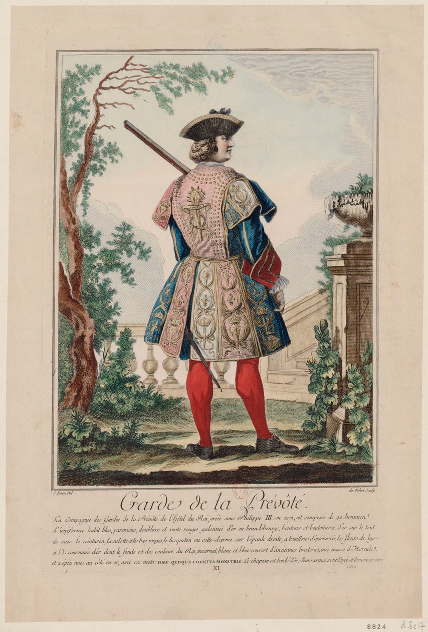 Prostgardet, 1756. av Antoine Jean De Fehrt