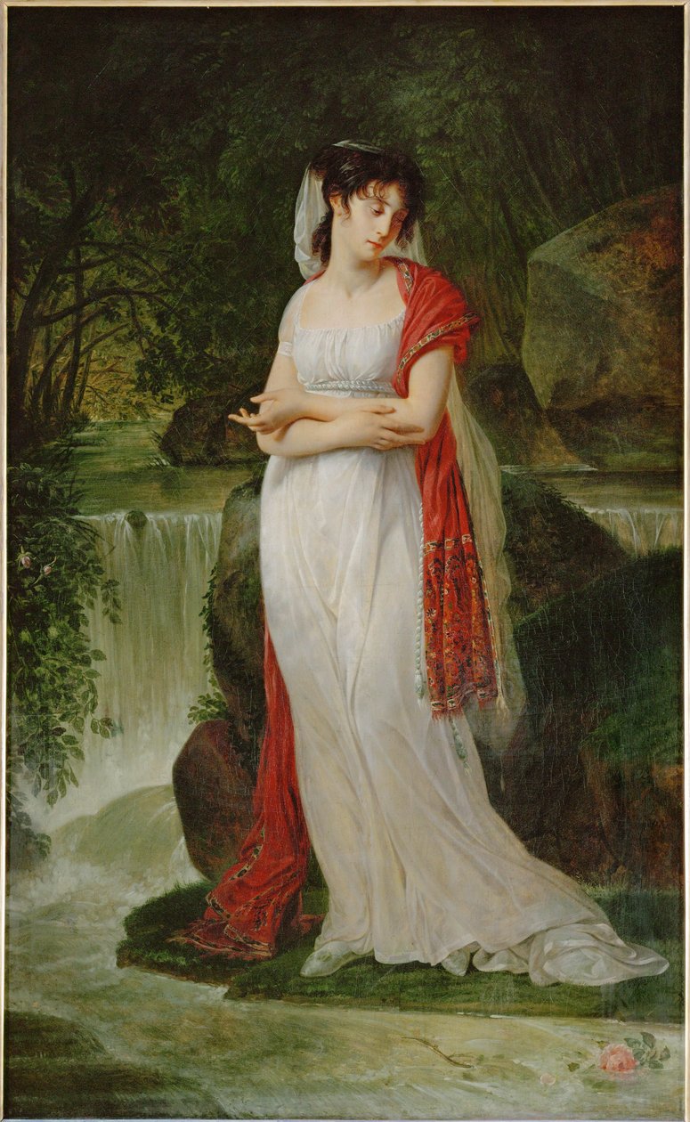 Christine Boyer, första hustru till Lucien Bonaparte... av Antoine Jean Gros