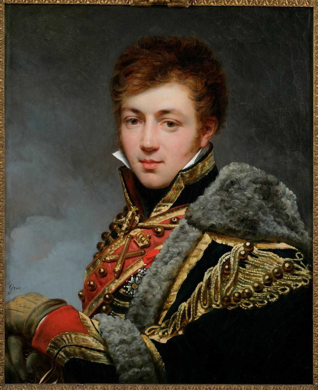Franska: Porträtt av greve Honoré de La Riboisière (1788-1868) av Antoine Jean Gros