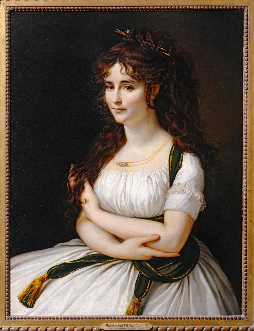 Madame Pasteur, född Madeleine Alexandre... av Antoine-Jean Gros
